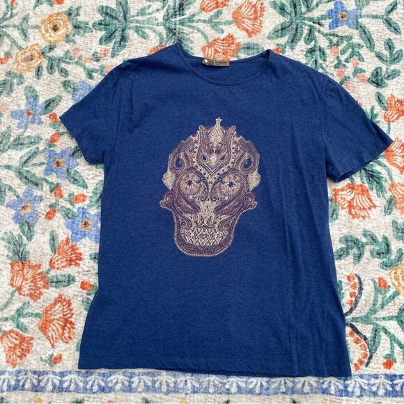 Alexander Wang T-Shirt Skull Size 42 Medium - Picture 1 of 7